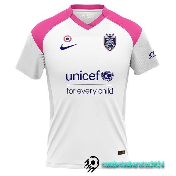 Replicas Tailandia Segunda Camiseta Johor Darul Takzim 2022 2023 Blanco