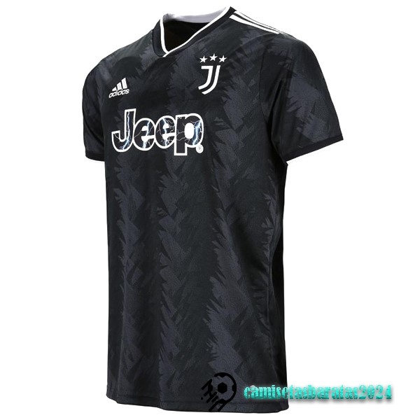 Replicas Tailandia Segunda Camiseta Juventus 2022 2023 Negro