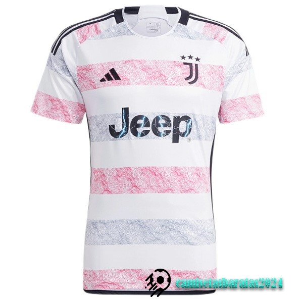 Replicas Tailandia Segunda Camiseta Juventus 2023 2024 Blanco