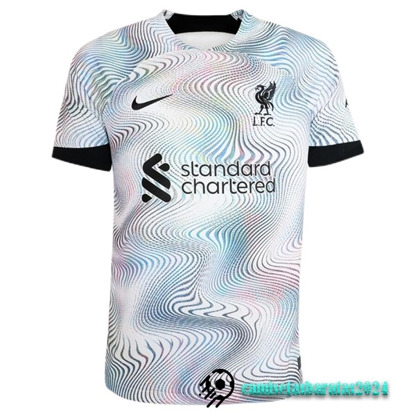 Replicas Tailandia Segunda Camiseta Liverpool 2022 2023 Blanco