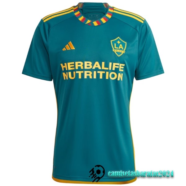 Replicas Tailandia Segunda Camiseta Los Angeles Galaxy 2023 2024 Verde