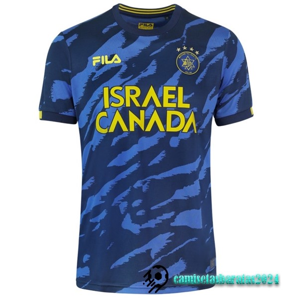 Replicas Tailandia Segunda Camiseta Maccabi Tel Aviv 2022 2023 Azul