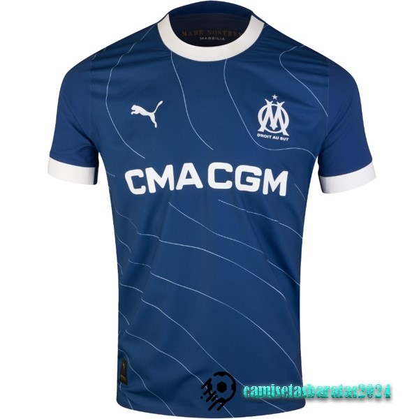 Replicas Tailandia Segunda Camiseta Marsella 2023 2024 Azul