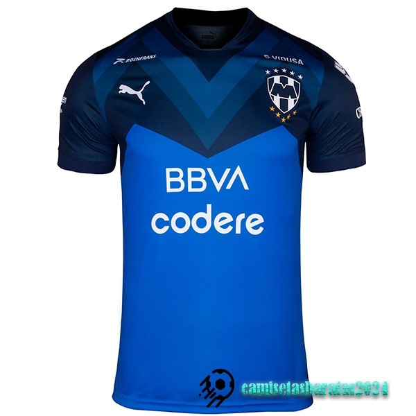 Replicas Tailandia Segunda Camiseta Monterrey 2022 2023 Azul