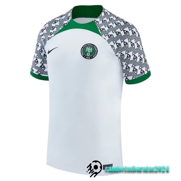 Replicas Tailandia Segunda Camiseta Nigeria 2022 Blanco