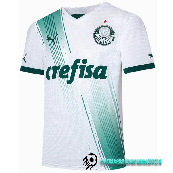 Replicas Tailandia Segunda Camiseta Palmeiras 2023 2024 Blanco