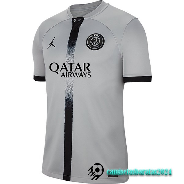 Replicas Tailandia Segunda Camiseta Paris Saint Germain 2022 2023 Gris