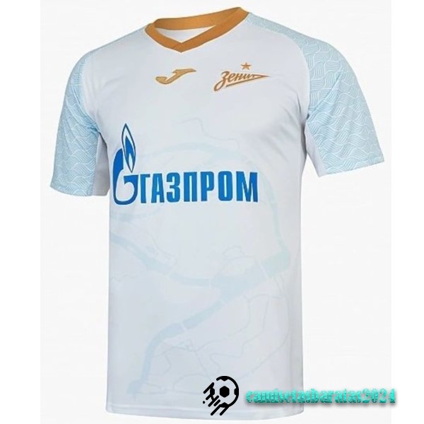 Replicas Tailandia Segunda Camiseta Petersburgo 2023 2024 Blanco