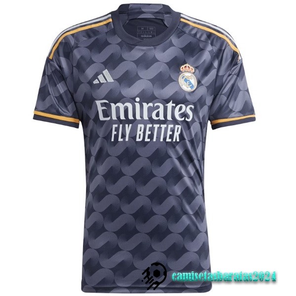 Replicas Tailandia Segunda Camiseta Real Madrid 2023 2024 Gris