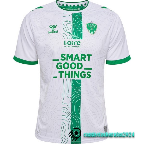 Replicas Tailandia Segunda Camiseta Saint Étienne 2022 2023 Blanco
