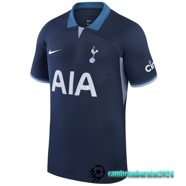 Replicas Tailandia Segunda Camiseta Tottenham Hotspur 2023 2024 Azul Marino