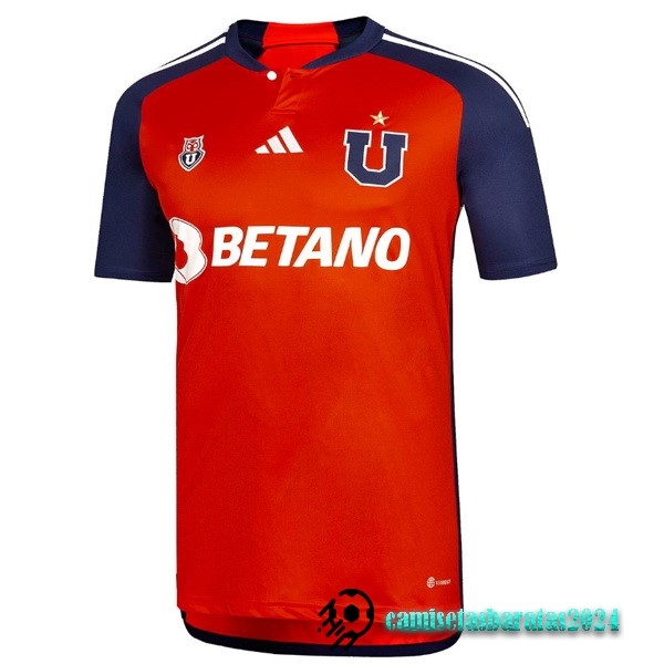 Replicas Tailandia Segunda Camiseta Universidad De Chile 2023 2024 Rojo