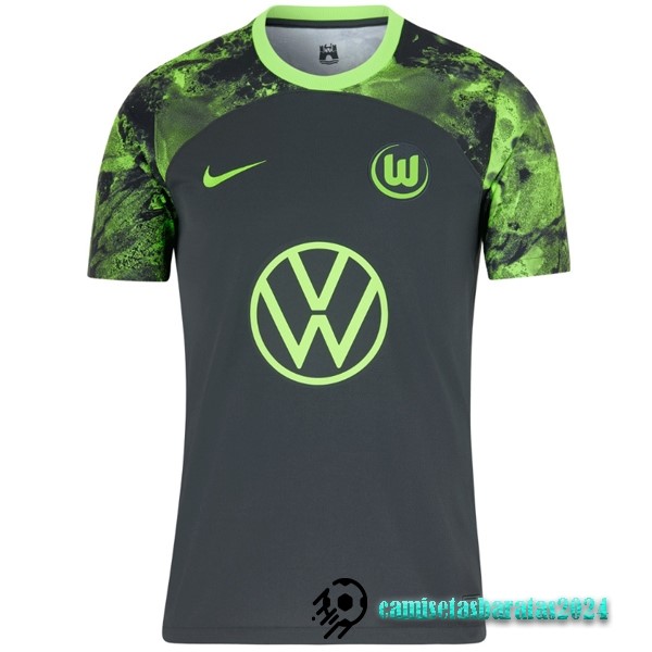 Replicas Tailandia Segunda Camiseta Wolfsburgo 2023 2024 Verde