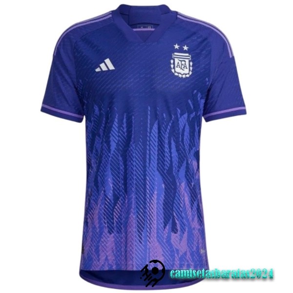 Replicas Tailandia Segunda Jugadores Camiseta Argentina 2022 Purpura