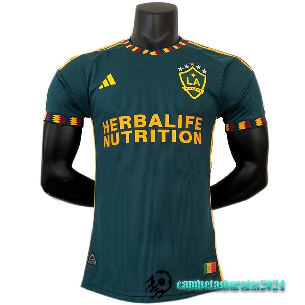 Replicas Tailandia Segunda Jugadores Camiseta Los Angeles Galaxy 2023 2024 Verde