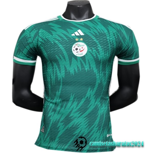 Replicas Tailandia Segunda Mujer Futbol Jugadores Camiseta Argelia 2023 Verde