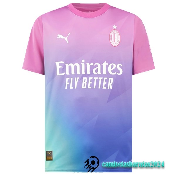 Replicas Tailandia Tercera Camiseta AC Milan 2023 2024 Rosa