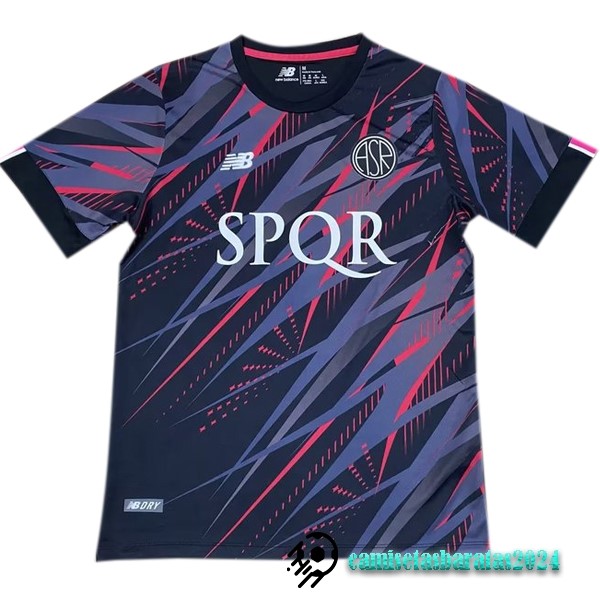 Replicas Tailandia Tercera Camiseta As Roma 2022 2023 I Negro