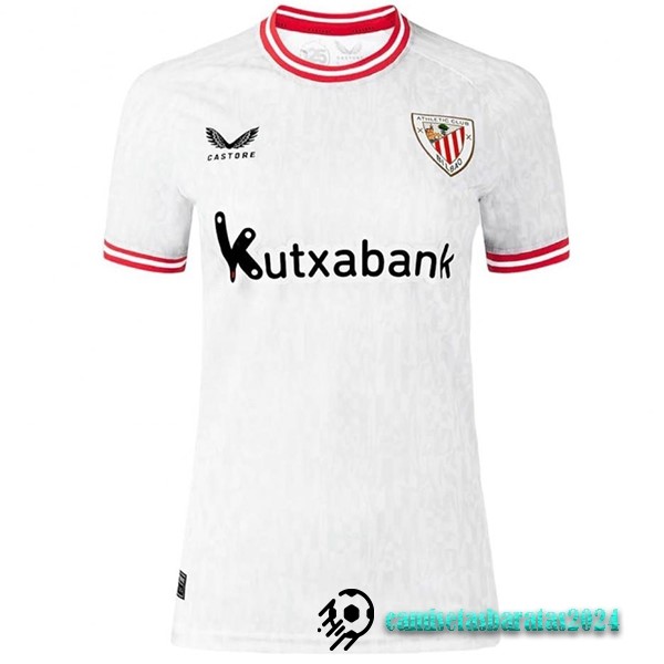 Replicas Tailandia Tercera Camiseta Athletic Bilbao 2023 2024 Blanco