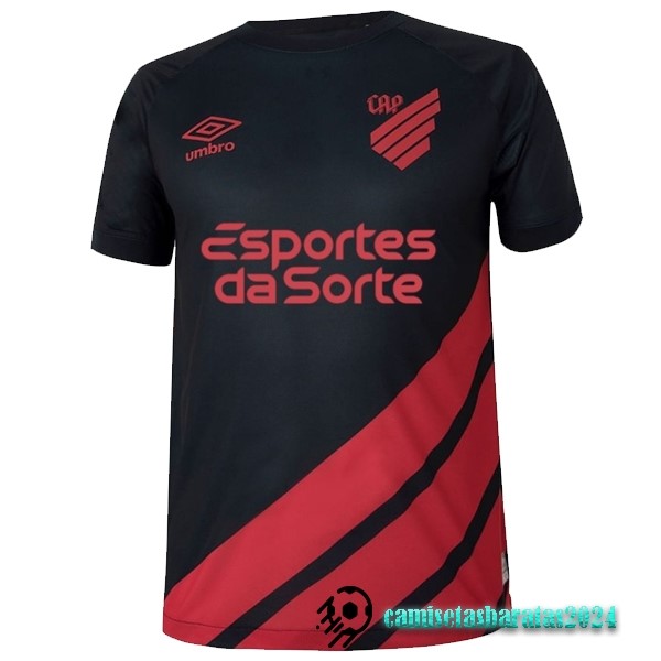Replicas Tailandia Tercera Camiseta Athletico Paranaense 2023 2024 Negro Rojo
