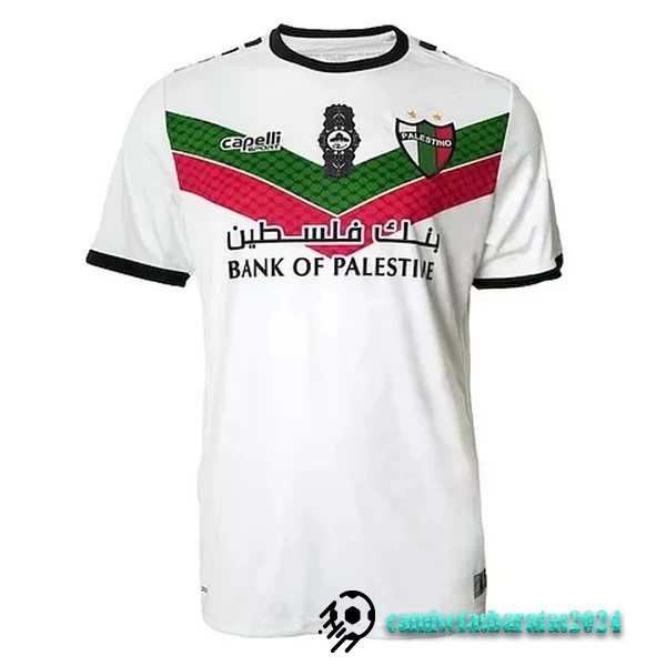 Replicas Tailandia Tercera Camiseta CD Palestino 2022 2023 Blanco