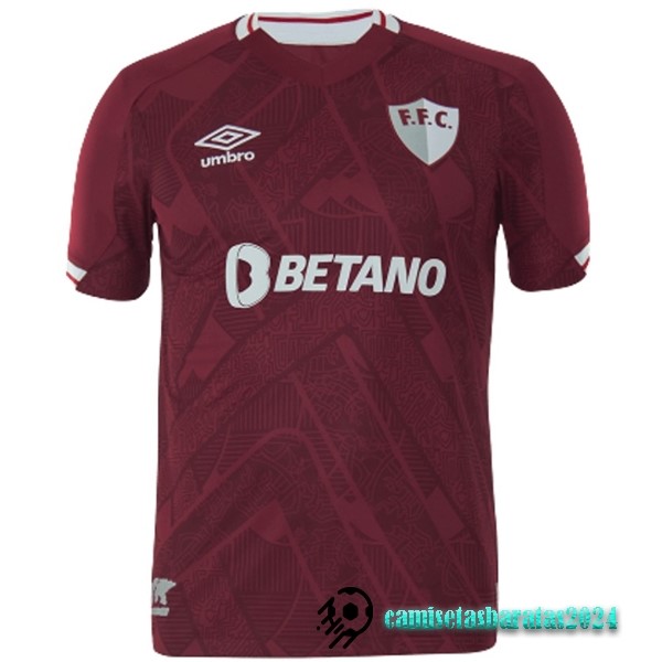 Replicas Tailandia Tercera Camiseta Fluminense 2022 2023 Rojo
