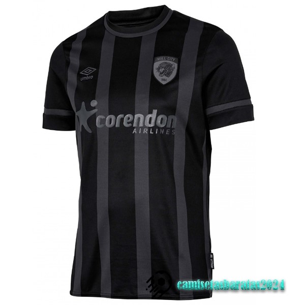 Replicas Tailandia Tercera Camiseta Hull City 2022 2023 Negro