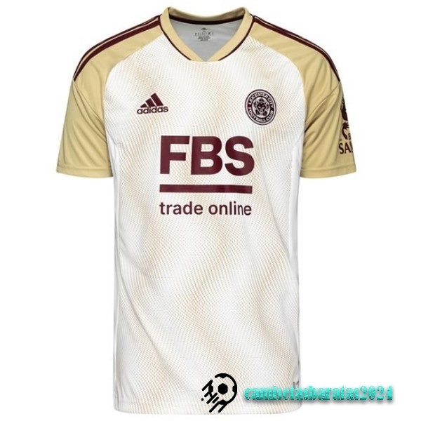 Replicas Tailandia Tercera Camiseta Leicester City 2022 2023 Blanco