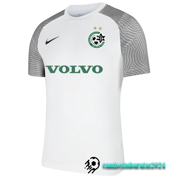 Replicas Tailandia Tercera Camiseta Maccabi Haifa 2022 2023 Blanco