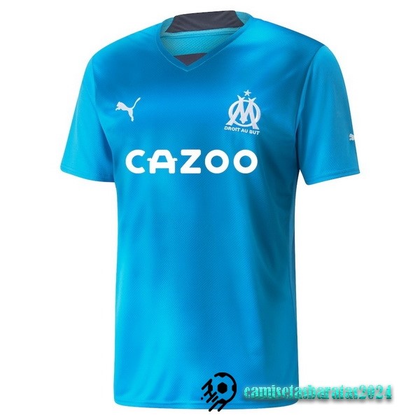 Replicas Tailandia Tercera Camiseta Marsella 2022 2023 Azul