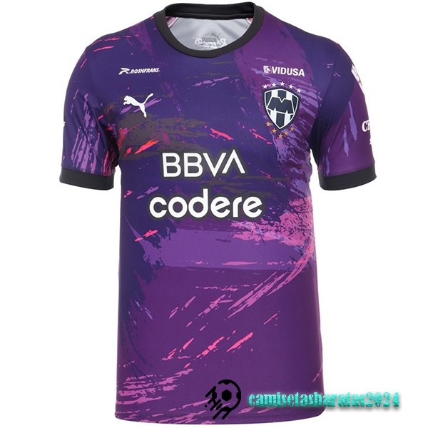 Replicas Tailandia Tercera Camiseta Monterrey 2022 2023 Purpura
