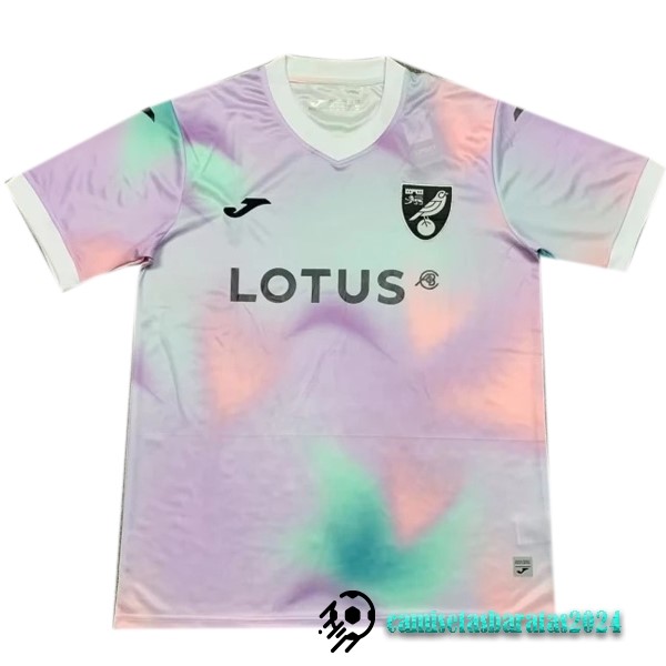 Replicas Tailandia Tercera Camiseta Norwich City 2022 2023 Blanco