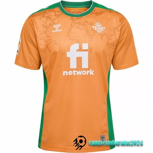 Replicas Tailandia Tercera Camiseta Real Betis 2022 2023 Naranja