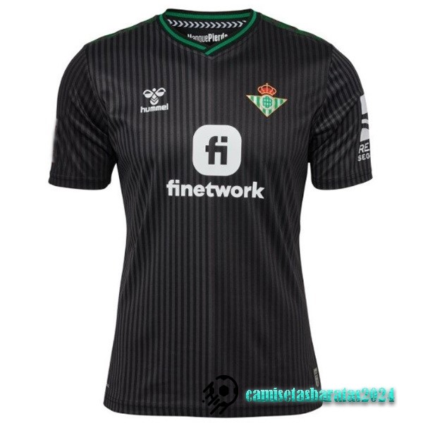 Replicas Tailandia Tercera Camiseta Real Betis 2023 2024 Negro