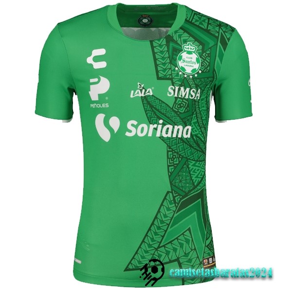 Replicas Tailandia Tercera Camiseta Santos Laguna 2022 2023 Verde