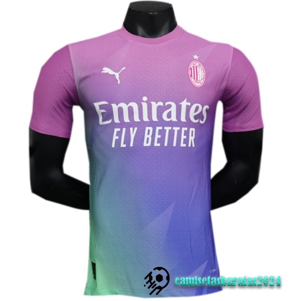 Replicas Tailandia Tercera Jugadores Camiseta AC Milan 2023 2024 Rosa