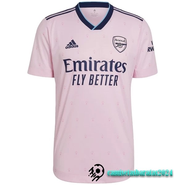 Replicas Tailandia Tercera Jugadores Camiseta Arsenal 2022 2023 Rosa