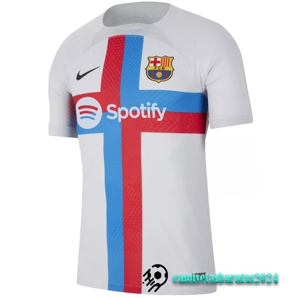 Replicas Tailandia Tercera Jugadores Camiseta Barcelona 2022 2023 Gris