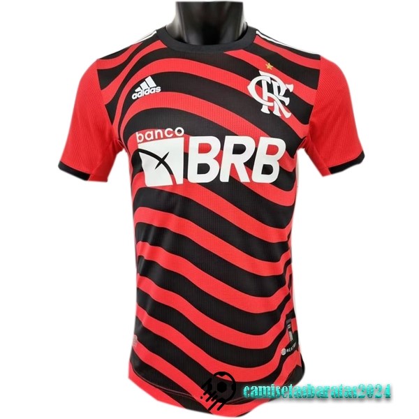 Replicas Tailandia Tercera Jugadores Camiseta Flamengo 2022 2023 Rojo