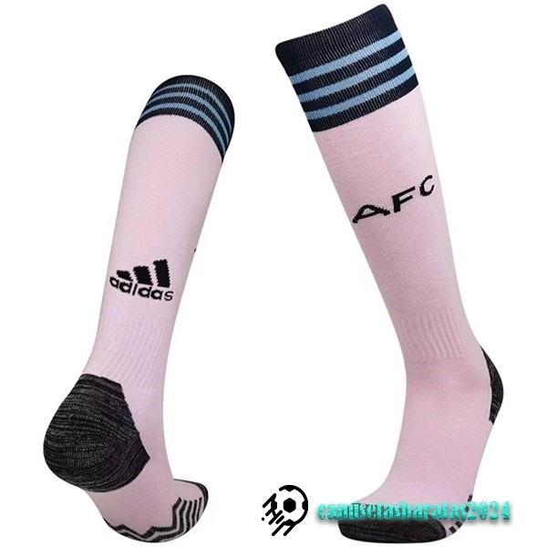 Replicas Tercera Calcetines Arsenal 2022 2023 Rosa