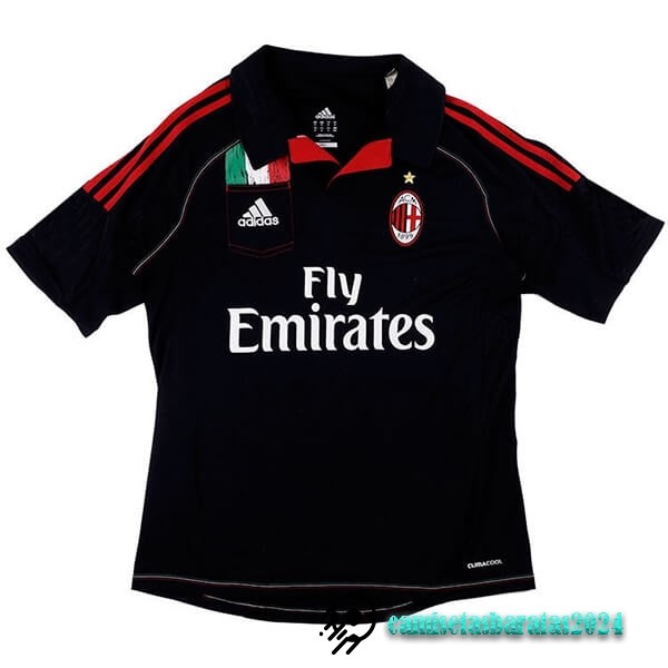 Replicas Tercera Camiseta AC Milan Retro 2012 2013 Negro