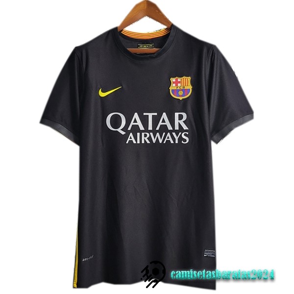 Replicas Tercera Camiseta Barcelona Retro 2013 2014 Negro