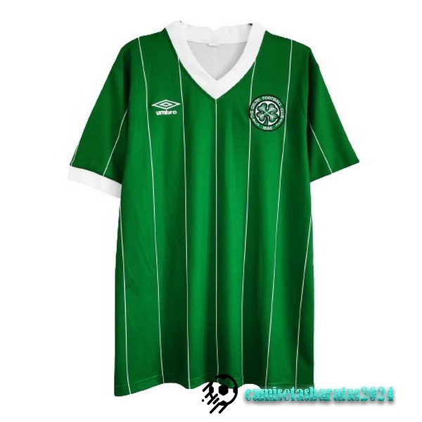 Replicas Tercera Camiseta Celtic Retro 1984 1986 Verde