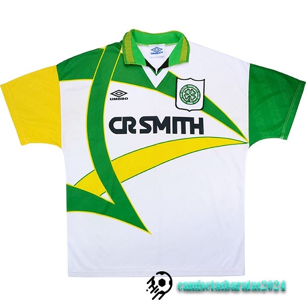 Replicas Tercera Camiseta Celtic Retro 1994 1995 Blanco