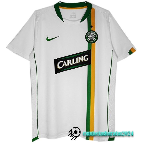 Replicas Tercera Camiseta Celtic Retro 2006 2007 Blanco