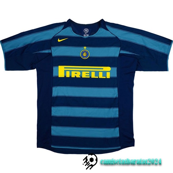 Replicas Tercera Camiseta Inter Milán Retro 2004 2005 Negro