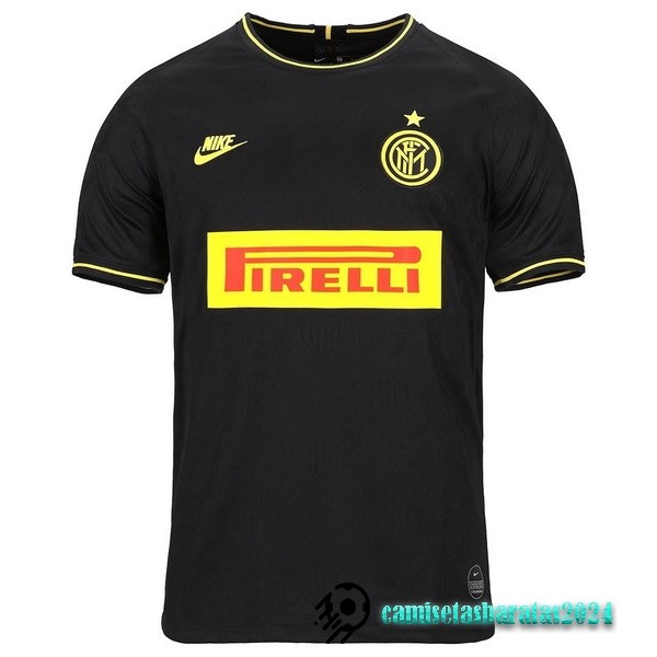 Replicas Tercera Camiseta Inter Milán Retro 2019 2020 Negro