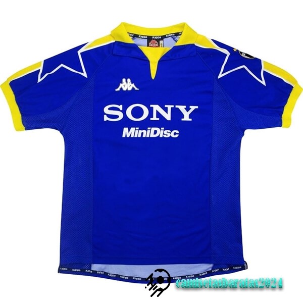 Replicas Tercera Camiseta Juventus Retro 1997 1998 Azul