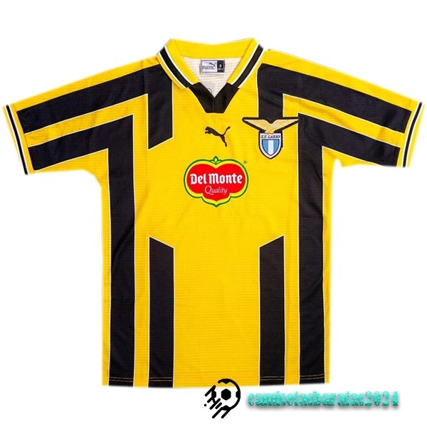 Replicas Tercera Camiseta Lazio Retro 1998 1999 Amarillo