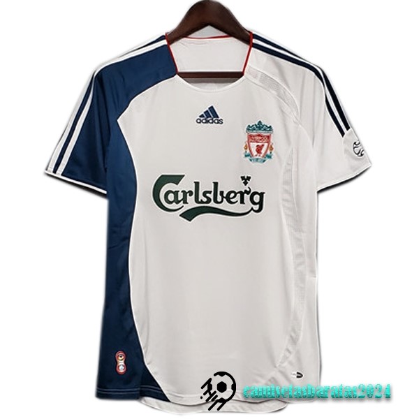 Replicas Tercera Camiseta Liverpool Retro 2006 2007 Blanco